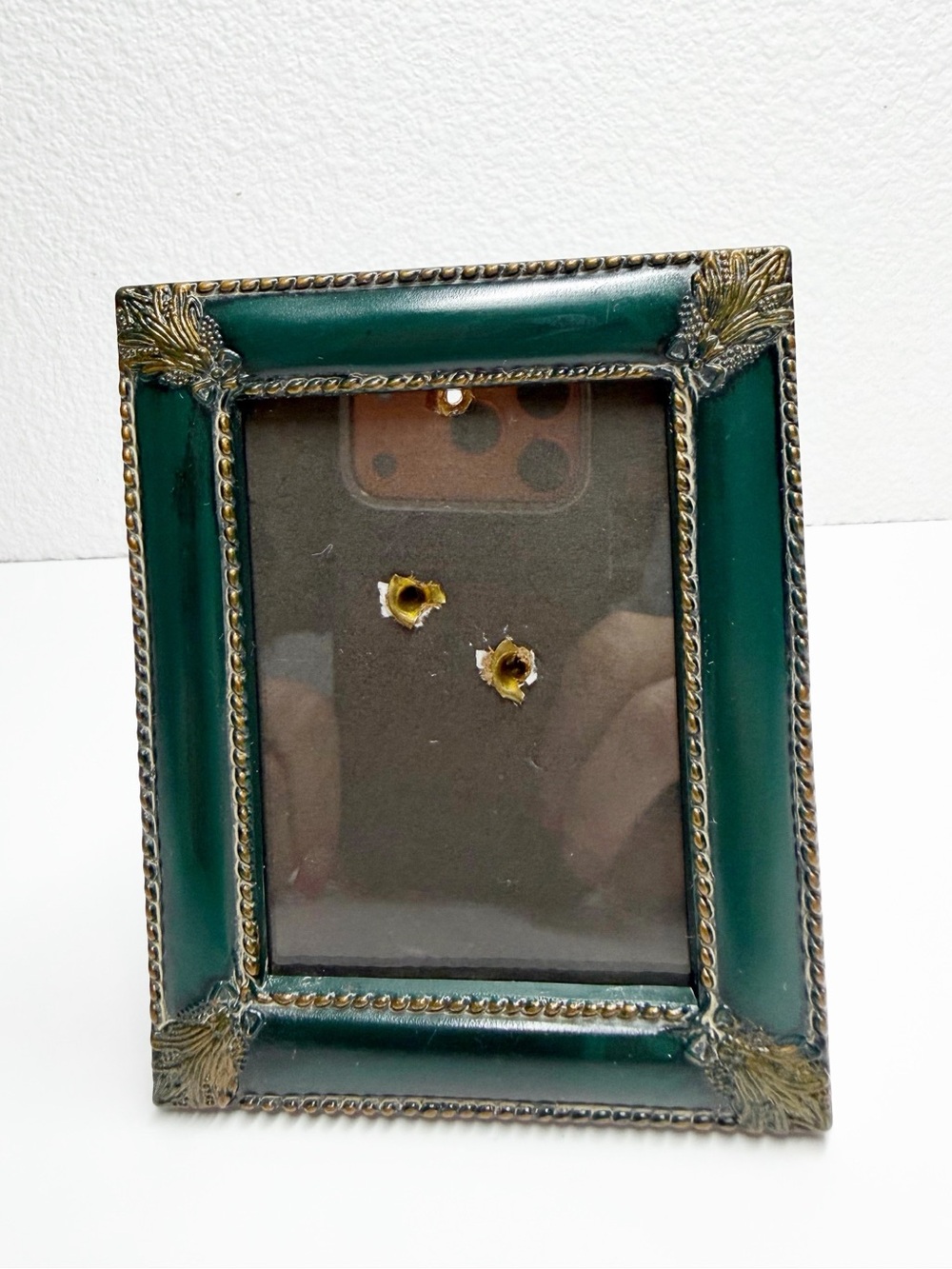 Vintage Gold Ornate Trim Mini Picture Frame